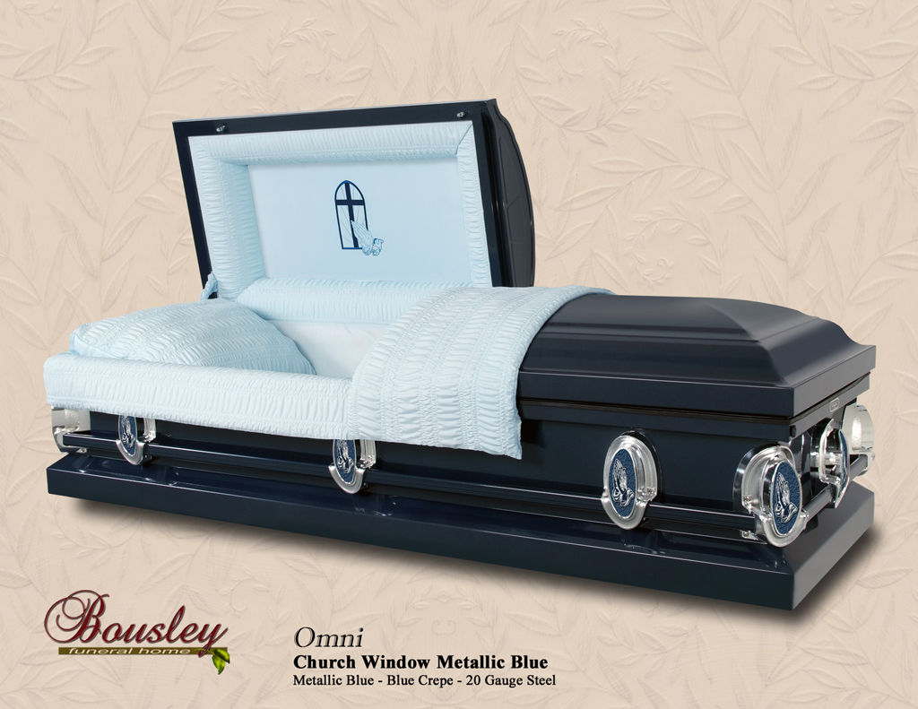 Omni Metallic Blue Church Window